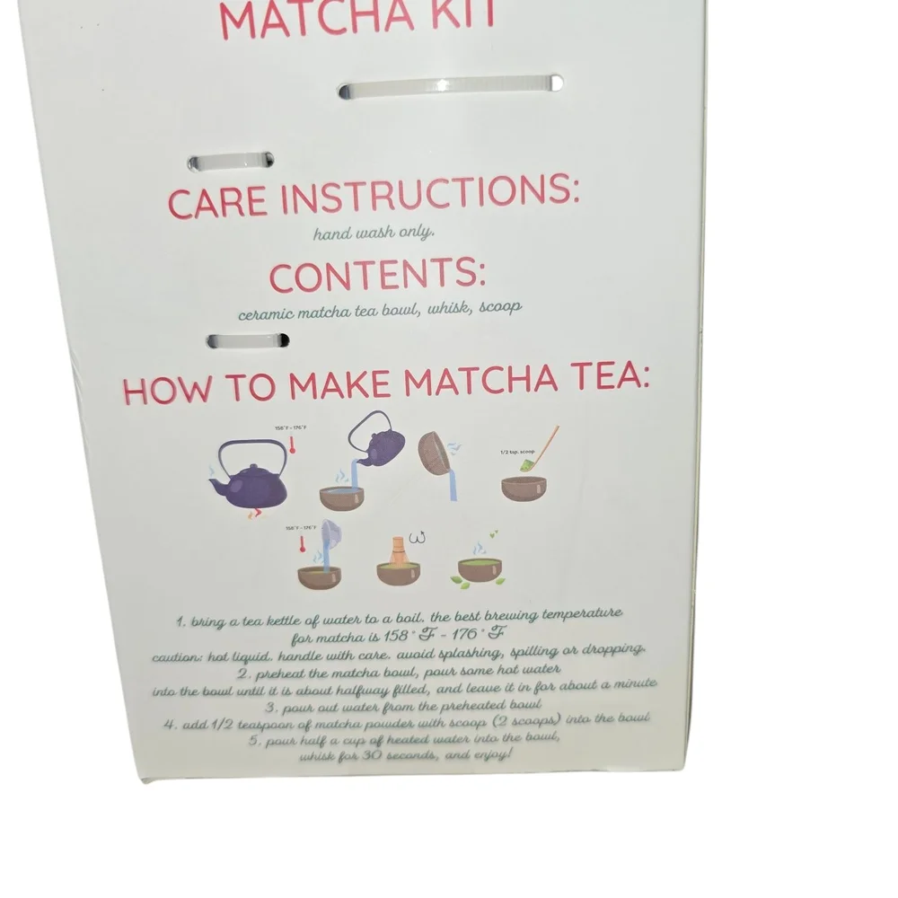 Matcha Kit with Whisk and Bowl
